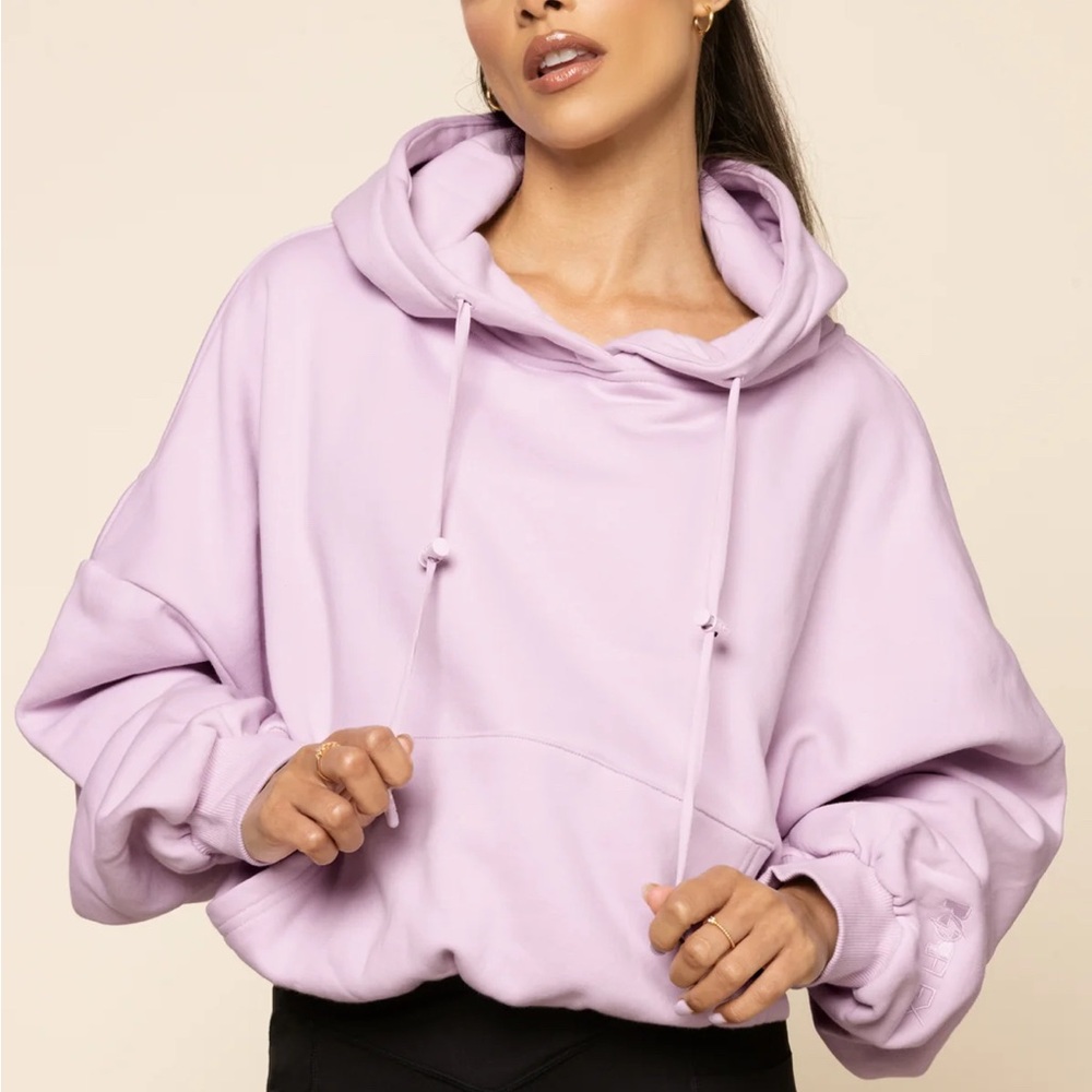 POPFLEX Pink Lilac Pullover Cloud Hoodie